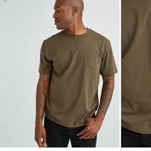RicherPoorer Men's Pima Crew Pocket Tee